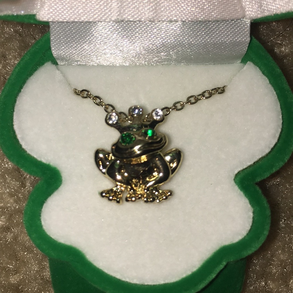 Frog prince necklace